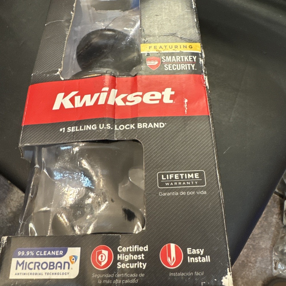 Kwikset Signature Series SmartKey Knob Keyed Entry Venetian‎ Bronze 97402-737
